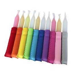 Ice Cream Tools 50pcs Neoprene popsicle Holders Bag Pop Sleeves Freezer 230726