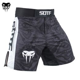 Men's Shorts SOTF Snake Scale Fitness Breathable Sports Ferocious MMA boxing shorts Tiger Muay Thai mma shorts fight shorts kickboxing boxing 230726