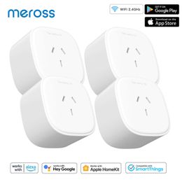 Smart Power Plugs Meross HomeKit Smart WiFi Plug AU Socket Timer Function APP Remote Control Support Alexa Home SmartThings DIY Smart Home HKD230727