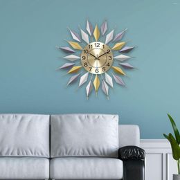 Wall Clocks Large Clock Round Decorative Hanging For Home Restaurant Living Room