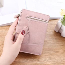 Wallets High Quality Women's Wallet Short Women Coin Purse Ladies Card Holder Small Hasp Money Bag Clutch Carteras Para Mujer