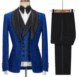 Men's Suits Thorndike 2023 Slim Fit Jacket Pants Vest Latest Coat Design Wedding Party Blazer Groom Tuxedos Costume Homme Fashion Men Suit