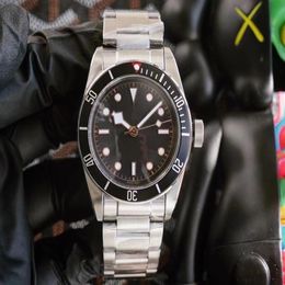 Top men's 40mm casual watch automatic mechanical stainless steel case strap montre de luxe wristwatch295T