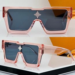 Cyclone Sunclasses Z1978W Mens Womens Designers Fashion Light Pink Mask Shape Acetate Frames Simple Classic Crystal Decorative Lenses Luxury Brand Glasses 2188