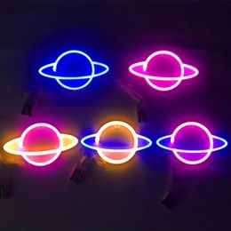 Led Neon Sign Light SMD2835 Indoor Night Planet Space Mixed Color For Holiday Xmas Party Wedding Table Decorations2535