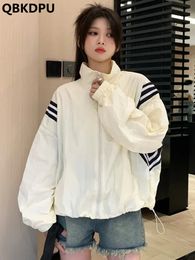 Womens Jackets Big Size 8xl Drawstring Thin Unlined Summer Jacket Casual Sunscreen Women Coats Loose Korean Jaquetas Oversized Fashion Chaqueta 230726