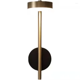 Wall Lamp Nordic Modern Simple Luxury Creative LED Bedroom Bedside Rotating Lamps Living Room Study Decorative Lighting