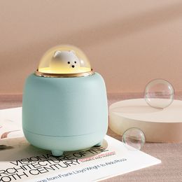 mini bluetooth speaker wireless audio high fidelity full frequency high power horn sound quality cartoon cute pet modelling high volume outdoor mobile and portable