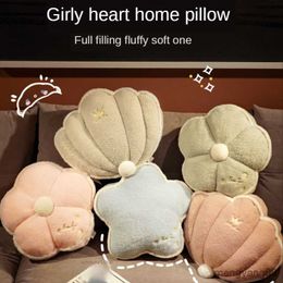 Cushion/Decorative Multifunctional Quilt 2-in-1 Office Nap Blanket Lovely Plush Cushion Fold Air Conditioner blanket Car Home Sofa Decor R230727