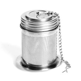 Coffee Tea Tools Stainless Steel Infuser Strainer Leaf Spice Herbal Teapot Reusable Mesh Philtre Kitchen Accessories Xbjk2203 Drop De Dhiz6