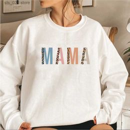 Women's Hoodies Sweatshirts Mama Crewneck Sweatshirt Pregnancy Announcement Sweatshirt Women Hoodie Mama Gift New Mom Hoodies Long Sleeve Pullovers Tops T230727