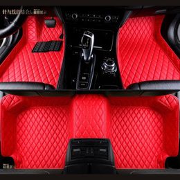 Luxury Custom 12 Colours floor mats Suitable For 2005-2021 Cadillac ATS CTS CT6 SRX XT5 XT6 XTS Waterproof Non-slip231u