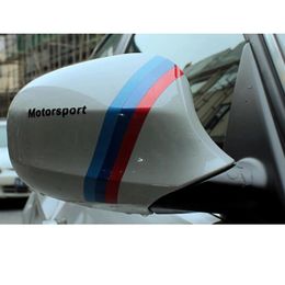 CAR Mirrors Strips Sticker 3COLOR FOR BMW E39 E36 E32 E90 E91 X1 Z3 E87 X5 X3 F10305R