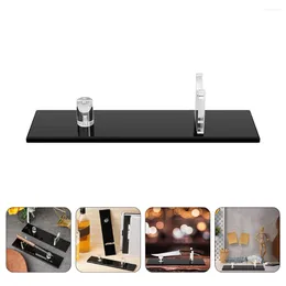Decorative Flowers Axe Knife Wall Mounted Drawers Storage Rack Stable Holder Shop Monitor Acrylic Displaying Transparent Home