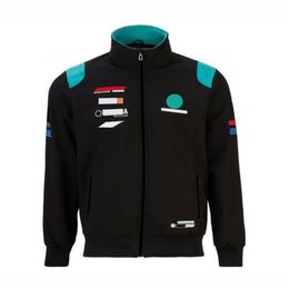 2021 Formula One racing suit joint car LOGO team suit F1 Customised zipper riding waterproof sweater jacket jacket warm fleece mid204m