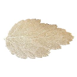 Placemat Table Mat Simulation Plant Leaf PVC Decorative Table Pad Coasters Home Decoration230i