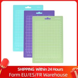 Cutting Mat 3PCS 6.5*4.5 Inch Replacement Cutting Mat Adhesive Non-Slip Gridded Cutting Mats Compatible with Silhouette Cameo Cricut Cutting 230726