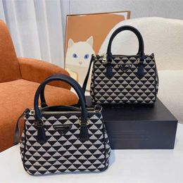 2023 New Factory direct sales high quality Original Standard 1 Genuine Galleria Series Killer Inverted Triangle Handbag Single Shoulder Women's Bag