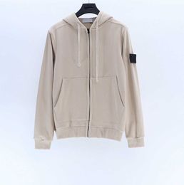 brand designers hoodies classic armband Stone zip cardigan casual seven color sweatshirt Island Fashion trend 622ess