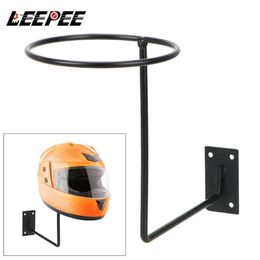 Motorcycle Helmets LEEPEE Helmet Display Stand Aluminum Wall Mounted Hook Rack Holder For Hat Cap Accessories2880