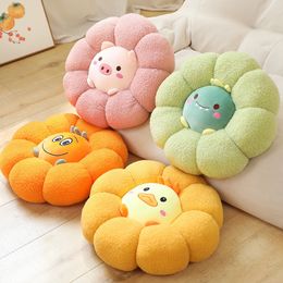 Plush Pillows Cushions 45cm Soft Pumpkin Animal Cushion Pig Chicken Rabbit Animal Plush Toy Kawaii Stuffed Doll Chair Home Sofa Cushion for Girls Kids 230726