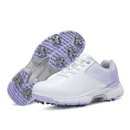 Other Golf Products New Golf Shoes Women Professional Spikes Golf Sneakers for Women Light Weight Walking Shoes Anti Slip Walking Sneakers HKD230727