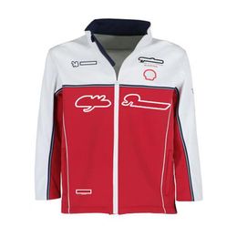 F1 Formula One Team 2021 Long Sleeve Sweater Jacket Thin Fleece Sweatshirt Spring and Autumn Jacket Team Uniform Racing Suit202i