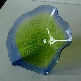 Wall Art Plates Custom Coloured Handmade Blown Glass Wall Lamps for Living Room el Decor233t