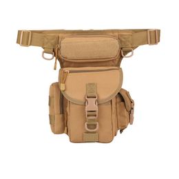 Men Waterproof Oxford Military Drop Fanny Pack Motorcycle leg bag moto tactical accessories265u