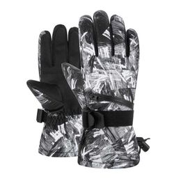 Ski Gloves Waterproof Snow Gloves Cold Weather Accessories Snowboard Warm Ski Gloves Thickened Warm Gloves Windproof Soft Touchscreen HKD230727