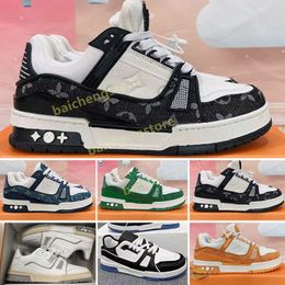 2023 Designer Trainer Sneakers Men Shoe Casual Shoes Fashion Low Top Shoe Platform Leather Rubber Sloe B5