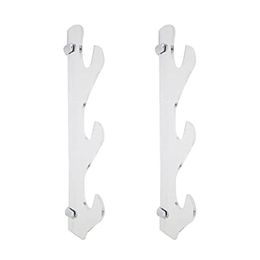 Hooks & Rails 1pair Portable Home Decor For Katana Easy Instal Display Stand With Screw Universal Wall Mounted Acrylic Sword Rack207M