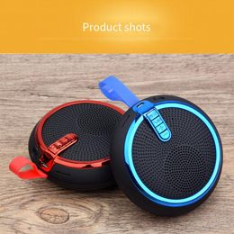 portable bluetooth compatibl wireless speaker ipx7 waterproof dustproof drop proof mini outdoor loudspeaker wireless column 3d surround sound support tf fm mode