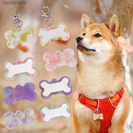 New Bone Shape Personalized Pet Dog Nameplate Customizable Name Address ID Tags for Dogs Engraved Number for Anti-lost Pets Tag L230620