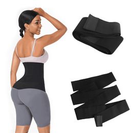 Slimming Belt Women Man Tummy Wrap Waist Trainer Belt Bandage Wrap Shaperwear Girdle Cincher Belly Slimming Stretch Band Body Workout Shaper 230726