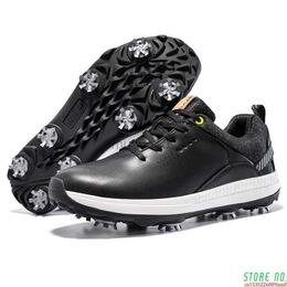 Other Golf Products High quality golf shoes waterproof breathable non-slip men's training sports shoelace nails plus size golf shoes 40-47 HKD230727