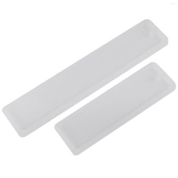 Jewellery Pouches 2 Pcs/Set Rectangle Silicone Bookmark DIY Mould Making Epoxy Resin Craft Transparent