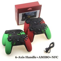 Game Controllers Joysticks For N-Switch Pro NS-Switch Pro NS Pro Gamepad Wireless bluetooth Gamepad Game joysticks Controller with 6-Axis Handle AMIBO x0727