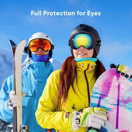 Ski Goggles Snowboard Mountain Skiing Eyewear Winter Sports Goggle Motorcycle Helmets Sunglasses for Hiking Trekking 230726