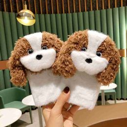 Cell Phone Cases 3D Cartoon Design Soft Cosy Furry Phone Cases Fur fluffy Warm Case Covers for Iphone 7 8plus Xr XsMax 11 12 13 Pro Max With Stand Holder Z230728