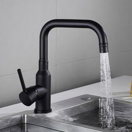 Kitchen Faucet Swivel Brass Sink Faucet Rotating Bathroom Faucet Sink Basin Mixer Tap black/Chrome/Nickel Sink Tap