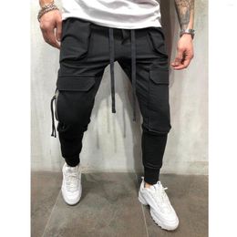 Men's Pants Men Summer Fashion Casual Jogger 2023 Streetwear Cargo Multi-pockets Trousers Fitness Gyms Sweatpants