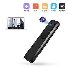 1080P HD Portable Back Clip Camera Mini Handsfree Body Wearable USB Rechargeable Pocket Video Recorder with Audio Recording for Vlog Go Youtube Record life Pro