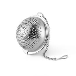 Coffee Tea Tools Stainless Steel Mesh Ball Infuser Strainer Philtre With Chain For Loose Spices Seasonings Diffuser Xbjk2203 Drop Del Dhuzp