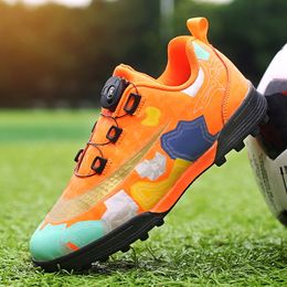 Kids Turf Indoor Soccer Shoes Football Shoes Sneakers Training Sports Ultralight Non-Slip Match TF Wear-Resistant Comfortable