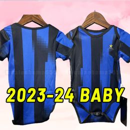 BABY Inter LUKAKU soccer jerseys 23 24 BARELLA VIDAL LAUTARO ERIKSEN ALEXIS DZEKO CORREA UNIFORMS football shirts 2023 2024 Milan HOME kids INFANTS