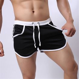 Summer Mens Brand New Sport Running Shorts Man Shorts Gym Pocket Straps Bodybuilding Male Fitness Beach Shorts 6 Colours Optional