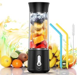 Juicers 500Ml Portable Blender 4000mAh USB Type-C Rechargeable Smoothie 150W Blender Personal Juicer Cup Fruit Mixer Juice Maker Machine 230726