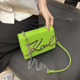 Diinovivo Ladies Bags Chain Shoulder Bag Women Fashion Letter Designer Flap Bag PU Leather Small Square Crossbody Bags WHDV2412