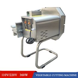 110V 220V Vegetable Cutting Machine Canteen Commercial Slicer Cutting Green Onion Leeks Cutting Pickled Cabbage Shredded Pepper